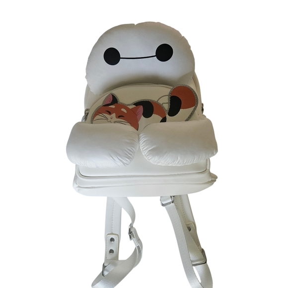 Loungefly x Disney White Baymax and Mochi Mini Backpack - Big Hero 6 main image 9